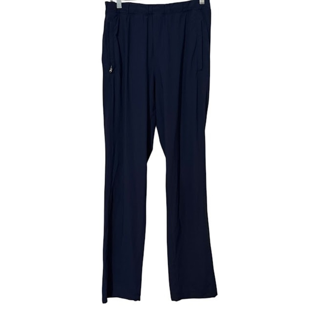 Lululemon Navy Blue Great Wall Jogger‎ Hidden Drawstring Reflective Pants Mens M